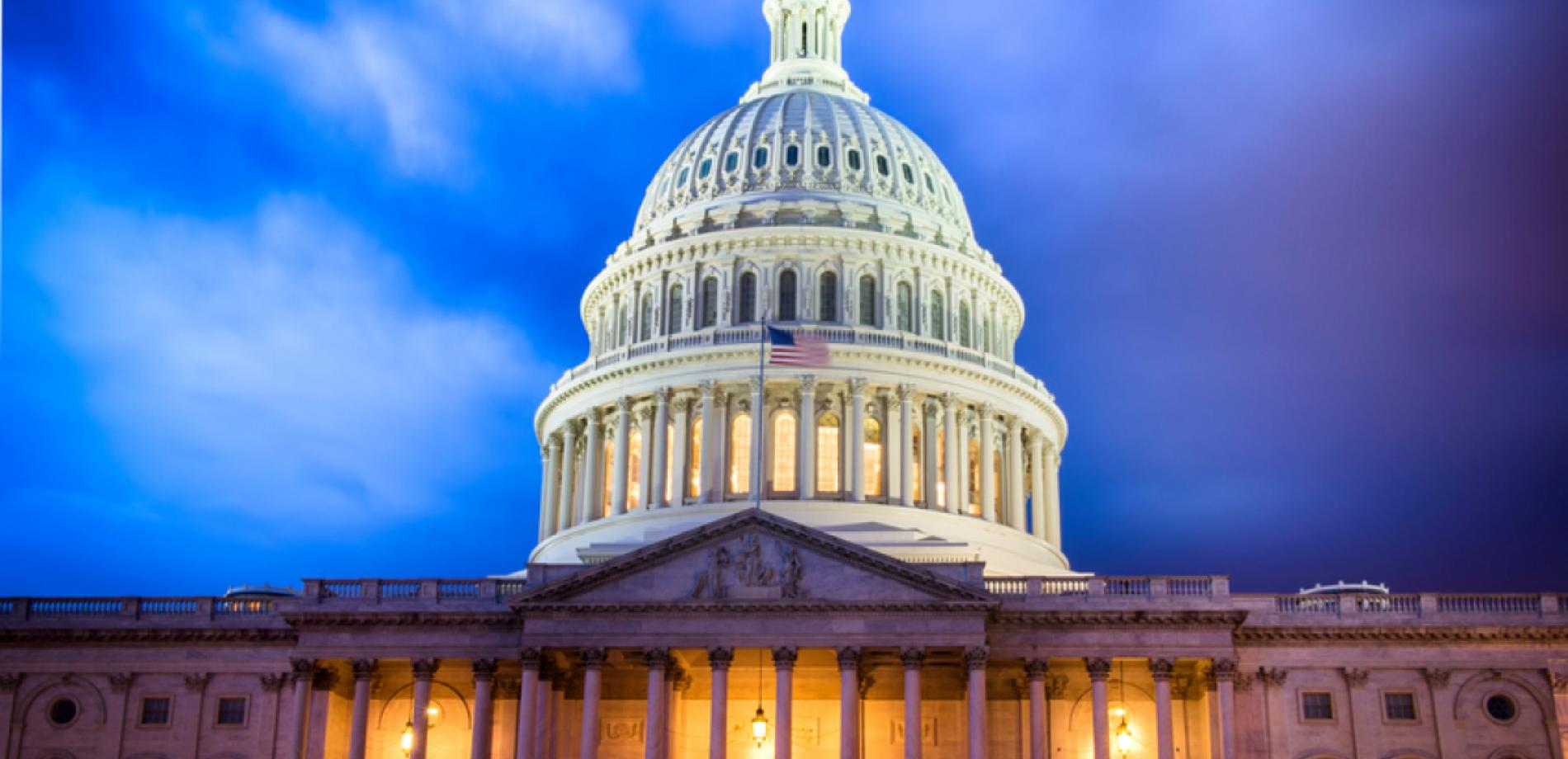 U.S. Capitol Building at Twighlight