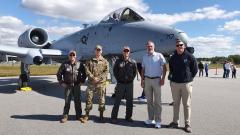 Congressman Andy Harris with members of the Air Force