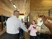 Congressman Harris in the District