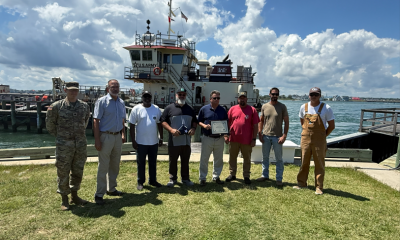Congressman Andy Harris touring the Murden in Ocean City.